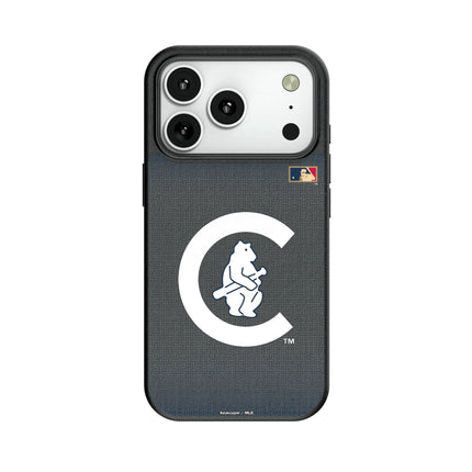 Chicago Cubs 1911-1912 - Cooperstown Collection Linen MagSafe Compatible Phone Case for Apple iPhone