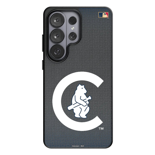 Chicago Cubs 1911-1912 - Cooperstown Collection Linen MagSafe Compatible Phone Case for Samsung Galaxy