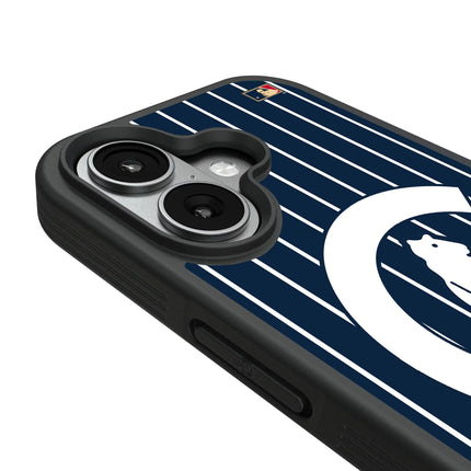Chicago Cubs 1911-1912 - Cooperstown Collection Pinstripe Bump Phone Case for Apple iPhone