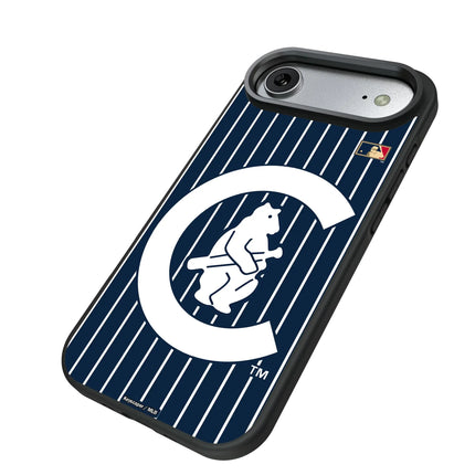 Chicago Cubs 1911-1912 - Cooperstown Collection Pinstripe Bump Phone Case for Apple iPhone