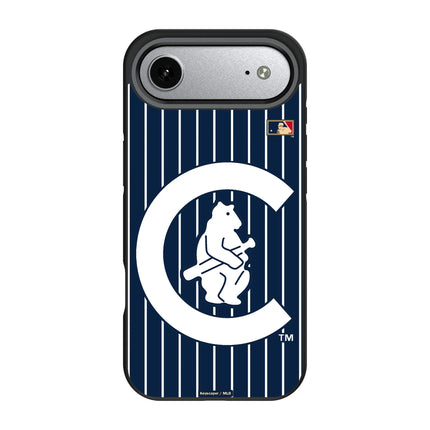 Chicago Cubs 1911-1912 - Cooperstown Collection Pinstripe Bump Phone Case for Apple iPhone