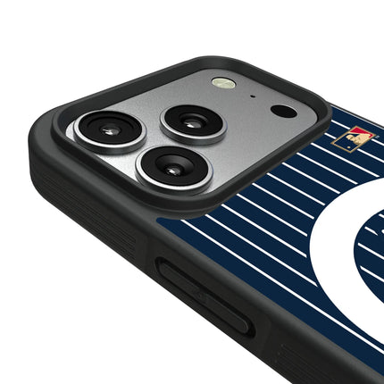 Chicago Cubs 1911-1912 - Cooperstown Collection Pinstripe Bump Phone Case for Apple iPhone