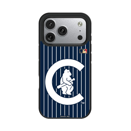 Chicago Cubs 1911-1912 - Cooperstown Collection Pinstripe Bump Phone Case for Apple iPhone