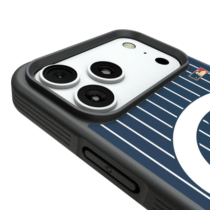 Chicago Cubs 1911-1912 - Cooperstown Collection Pinstripe Bump Phone Case for Apple iPhone