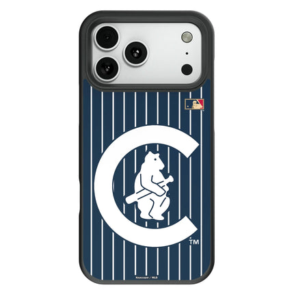 Chicago Cubs 1911-1912 - Cooperstown Collection Pinstripe Bump Phone Case for Apple iPhone