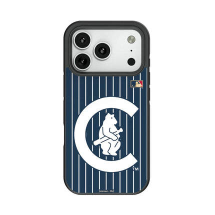 Chicago Cubs 1911-1912 - Cooperstown Collection Pinstripe Bump Phone Case for Apple iPhone