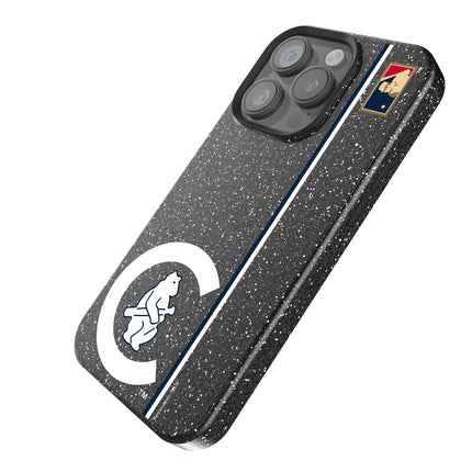 Chicago Cubs 1911-1912 - Cooperstown Collection Sidebar Black Bling Phone Case for Apple iPhone