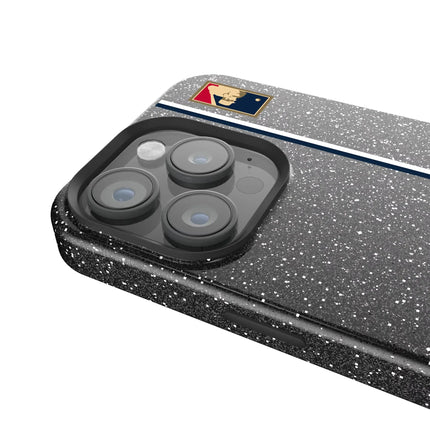 Chicago Cubs 1911-1912 - Cooperstown Collection Sidebar Black Bling Phone Case for Apple iPhone
