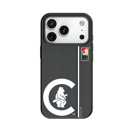 Chicago Cubs 1911-1912 - Cooperstown Collection Sidebar MagSafe Compatible Phone Case for Apple iPhone
