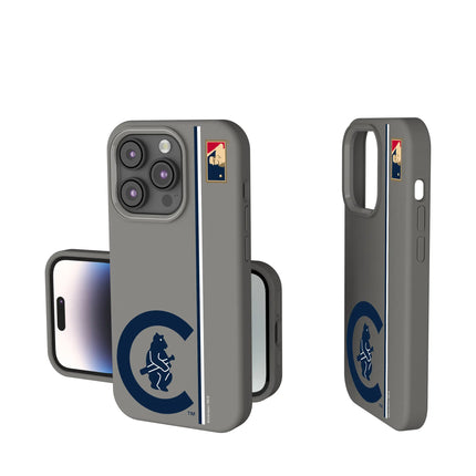 Chicago Cubs 1911-1912 - Cooperstown Collection Sidebar Soft Touch Phone Case for Apple iPhone