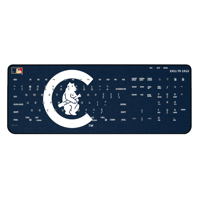 Chicago Cubs 1911-1912 - Cooperstown Collection Solid Wireless USB Keyboard