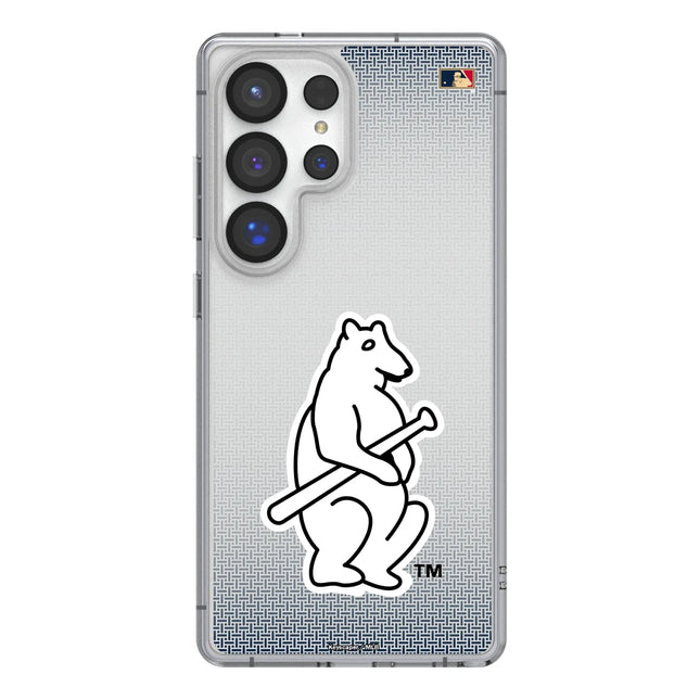 Chicago Cubs 1914 - Cooperstown Collection Linen Clear Phone Case for Samsung Galaxy
