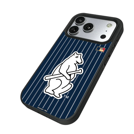 Chicago Cubs 1914 - Cooperstown Collection Pinstripe Bump Phone Case for Apple iPhone