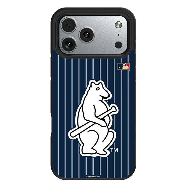 Chicago Cubs 1914 - Cooperstown Collection Pinstripe Bump Phone Case for Apple iPhone