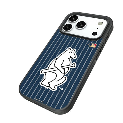 Chicago Cubs 1914 - Cooperstown Collection Pinstripe Bump Phone Case for Apple iPhone