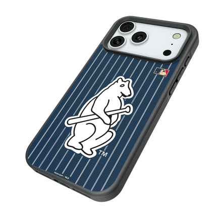 Chicago Cubs 1914 - Cooperstown Collection Pinstripe Bump Phone Case for Apple iPhone