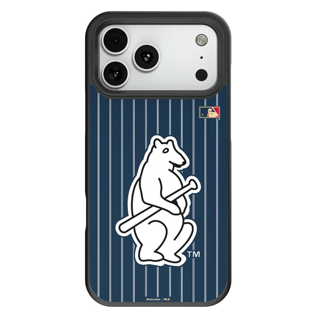 Chicago Cubs 1914 - Cooperstown Collection Pinstripe Bump Phone Case for Apple iPhone