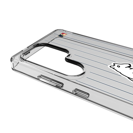 Chicago Cubs 1914 - Cooperstown Collection Pinstripe Clear Phone Case for Samsung Galaxy