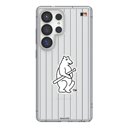 Chicago Cubs 1914 - Cooperstown Collection Pinstripe Clear Phone Case for Samsung Galaxy