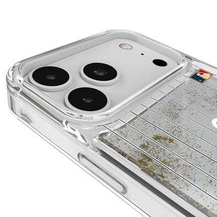 Chicago Cubs 1914 - Cooperstown Collection Pinstripe Glitter Phone Case for Apple iPhone