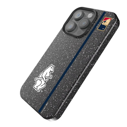 Chicago Cubs 1914 - Cooperstown Collection Sidebar Black Bling Phone Case for Apple iPhone