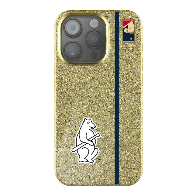Chicago Cubs 1914 - Cooperstown Collection Sidebar Bling Phone Case for Apple iPhone