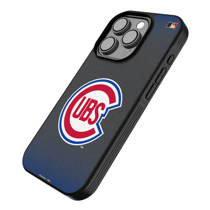 Chicago Cubs 1948-1956 - Cooperstown Collection Linen Bump Phone Case for Apple iPhone