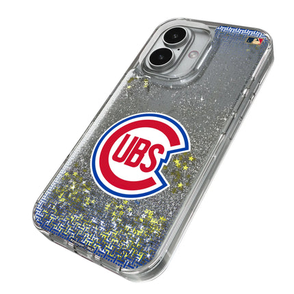 Chicago Cubs 1948-1956 - Cooperstown Collection Linen Glitter Phone Case for Apple iPhone