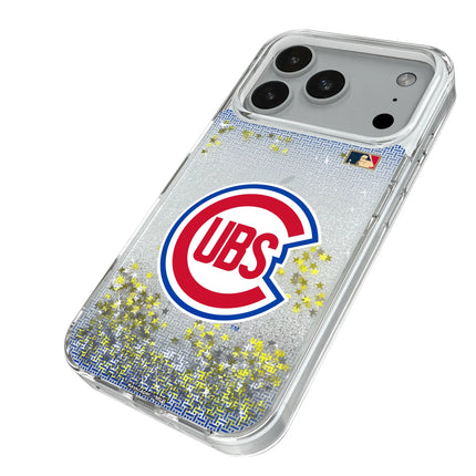 Chicago Cubs 1948-1956 - Cooperstown Collection Linen Glitter Phone Case for Apple iPhone