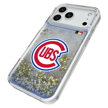 Chicago Cubs 1948-1956 - Cooperstown Collection Linen Glitter Phone Case for Apple iPhone