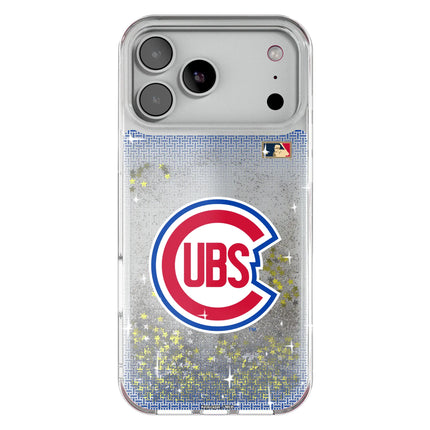 Chicago Cubs 1948-1956 - Cooperstown Collection Linen Glitter Phone Case for Apple iPhone