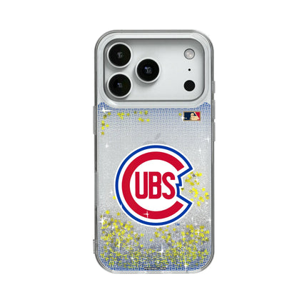 Chicago Cubs 1948-1956 - Cooperstown Collection Linen Glitter Phone Case for Apple iPhone