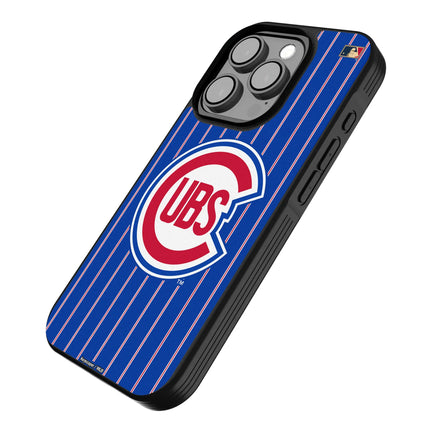 Chicago Cubs 1948-1956 - Cooperstown Collection Pinstripe Bump Phone Case for Apple iPhone