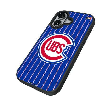 Chicago Cubs 1948-1956 - Cooperstown Collection Pinstripe Bump Phone Case for Apple iPhone
