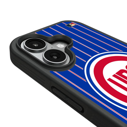 Chicago Cubs 1948-1956 - Cooperstown Collection Pinstripe Bump Phone Case for Apple iPhone
