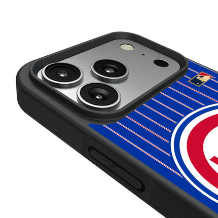 Chicago Cubs 1948-1956 - Cooperstown Collection Pinstripe Bump Phone Case for Apple iPhone