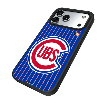 Chicago Cubs 1948-1956 - Cooperstown Collection Pinstripe Bump Phone Case for Apple iPhone
