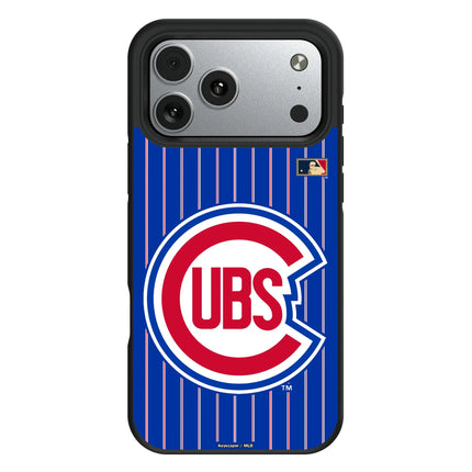 Chicago Cubs 1948-1956 - Cooperstown Collection Pinstripe Bump Phone Case for Apple iPhone