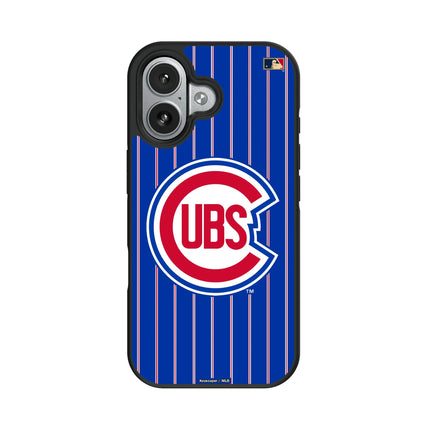 Chicago Cubs 1948-1956 - Cooperstown Collection Pinstripe Bump Phone Case for Apple iPhone