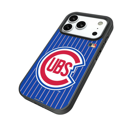 Chicago Cubs 1948-1956 - Cooperstown Collection Pinstripe Bump Phone Case for Apple iPhone