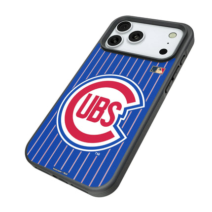 Chicago Cubs 1948-1956 - Cooperstown Collection Pinstripe Bump Phone Case for Apple iPhone
