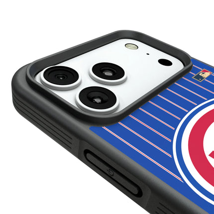 Chicago Cubs 1948-1956 - Cooperstown Collection Pinstripe Bump Phone Case for Apple iPhone