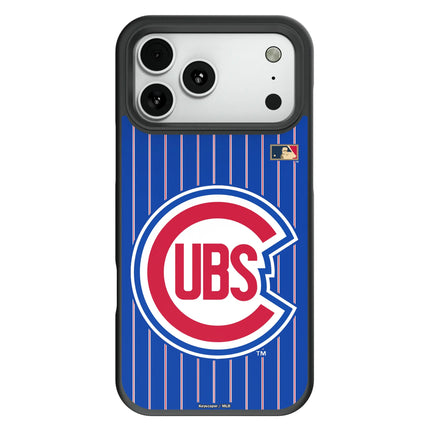Chicago Cubs 1948-1956 - Cooperstown Collection Pinstripe Bump Phone Case for Apple iPhone