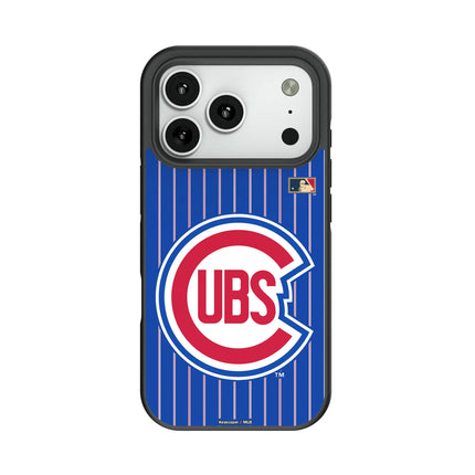 Chicago Cubs 1948-1956 - Cooperstown Collection Pinstripe Bump Phone Case for Apple iPhone
