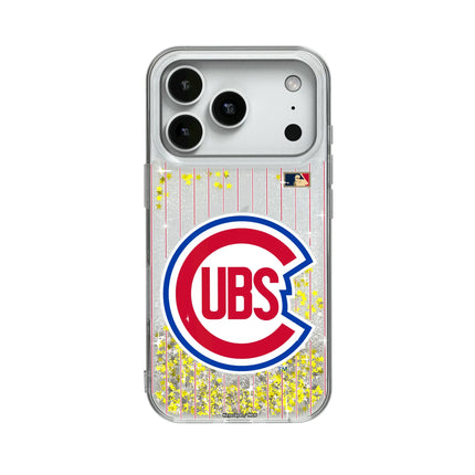 Chicago Cubs 1948-1956 - Cooperstown Collection Pinstripe Glitter Phone Case for Apple iPhone