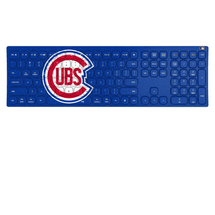 Chicago Cubs 1948-1956 - Cooperstown Collection Solid Curved Wireless Keyboard