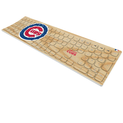 Chicago Cubs Baseball Bat Curved Wireless Keyboard