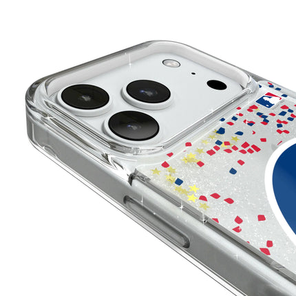 Chicago Cubs Confetti Glitter Phone Case for Apple iPhone