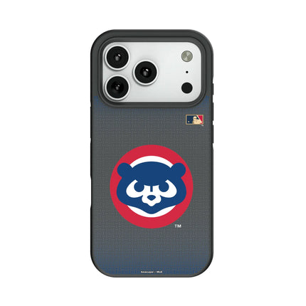 Chicago Cubs Home 1979-1993 - Cooperstown Collection Linen Bump Phone Case for Apple iPhone