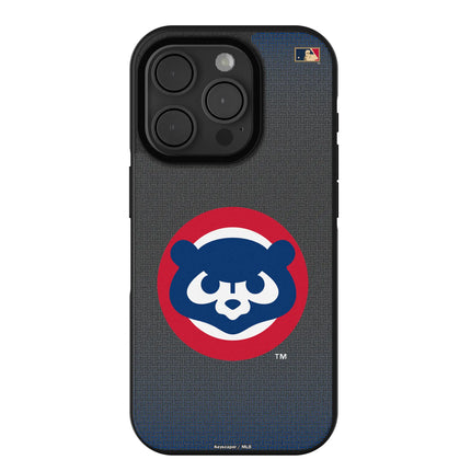 Chicago Cubs Home 1979-1993 - Cooperstown Collection Linen Bump Phone Case for Apple iPhone